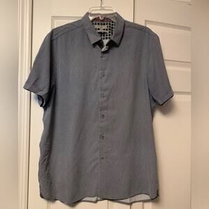 Ted Baker London men’s short sleeve button down shirt size 6 XL modal